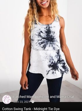 Latched Mama Cotton Swing Nursing Tank